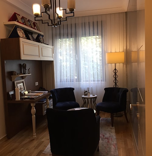 Danışmanlık odası iç mekânı